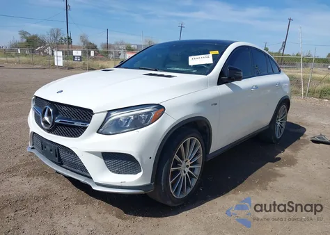 2017 Mercedes-Benz Amg Gle 43 Coupe 4Matic z USA, uszkodzony, nr VIN 4JGED6EB6HA071082